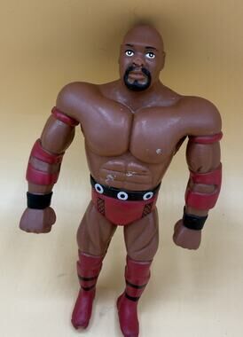 1996 WCW Booker T Harlem Heat Just Toys 5” Wrestling Action Figure Vintage
